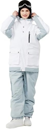 Amazon.co.jp: [HOTIAN] スノーボードウェア 上下セット メンズ スキー